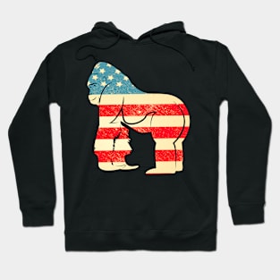 American Flag Gorilla Hoodie
